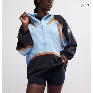 FP Movement by Free People Light Blue and Black Jacket